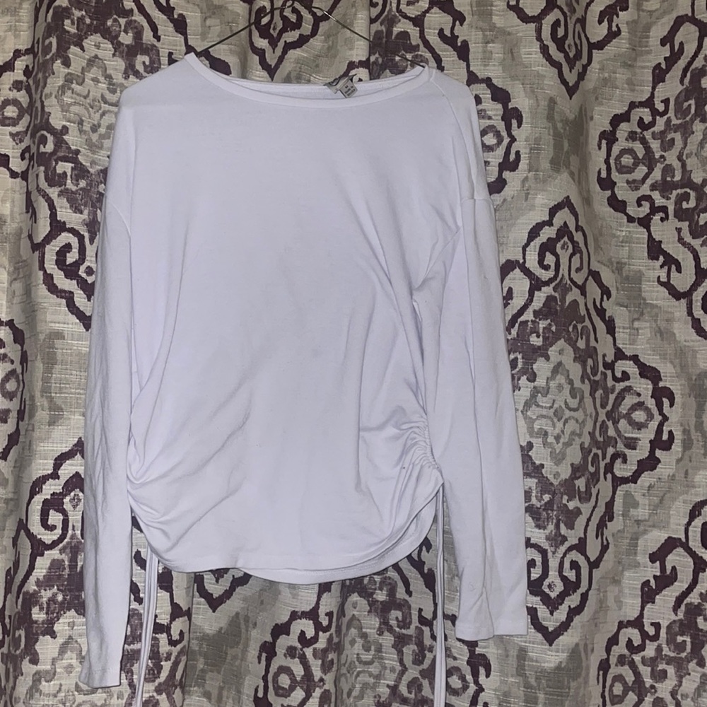 Women shirt,long sleeve with draw string